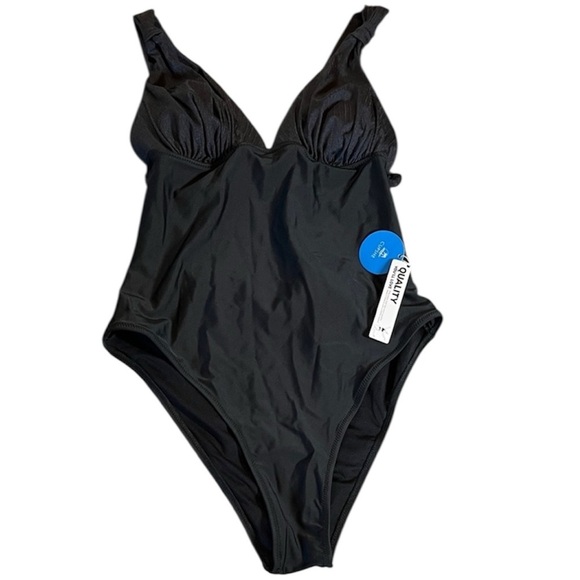 Cupshe Other - New Cupshe Classic Black Swimsuit. Large. One piece.